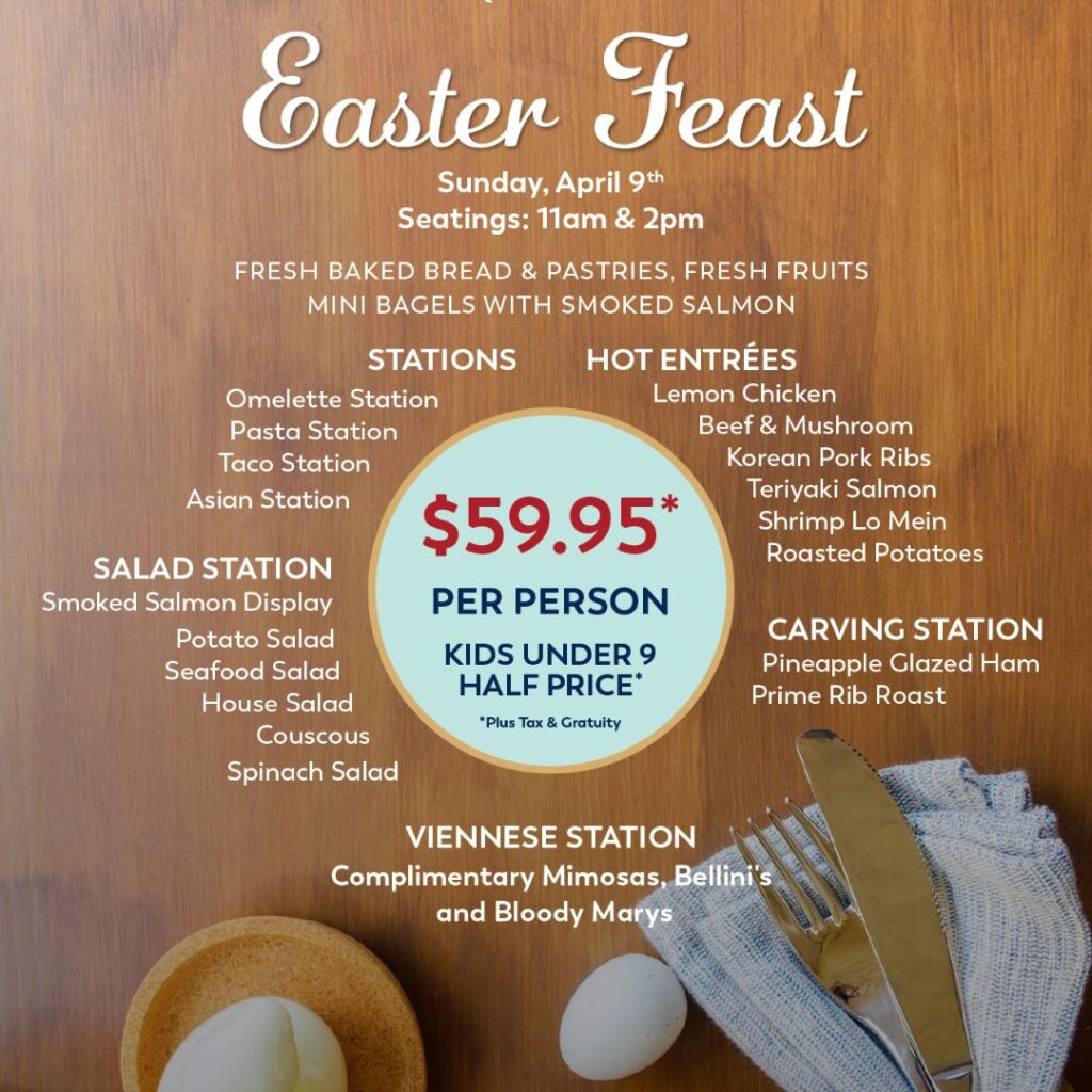 easter 2023 menu