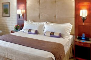 balcony suite bed
